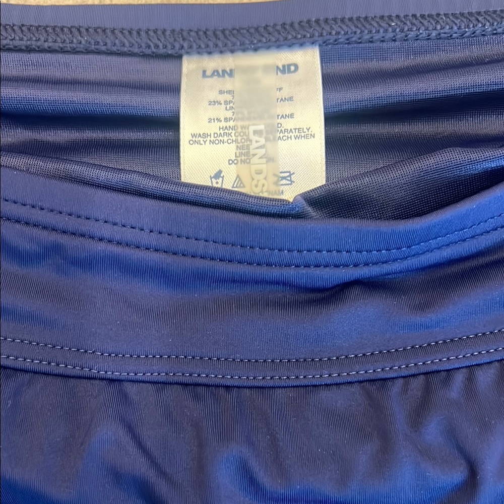 Lands' End Women's Plus Size Tummy‎ Control Swim Skirt Size 18W